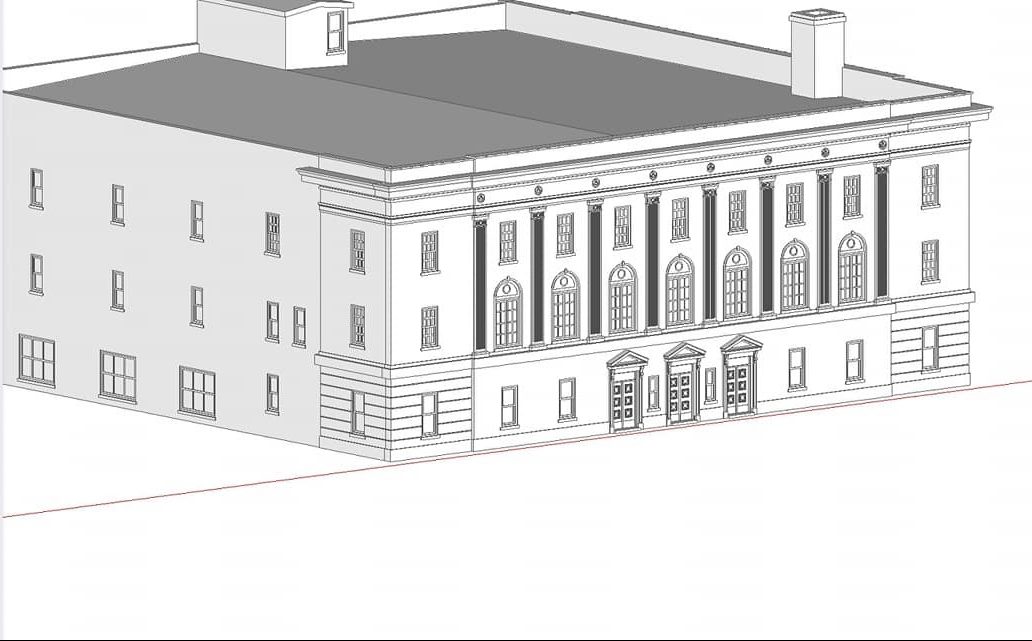 Sketch Picture Windsor Masonic Temple