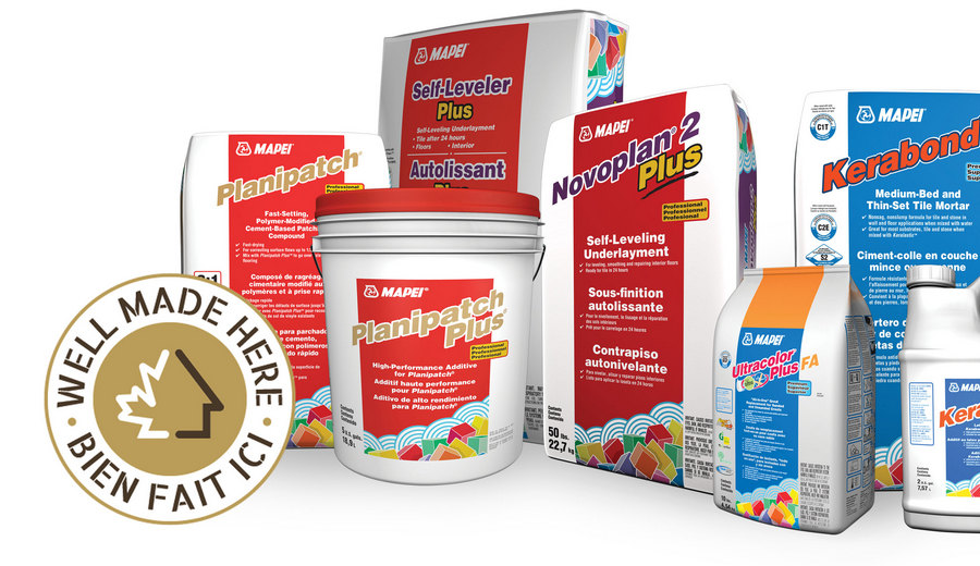 Well Made Here lists MAPEI products manufactured in Canada A+Dwire